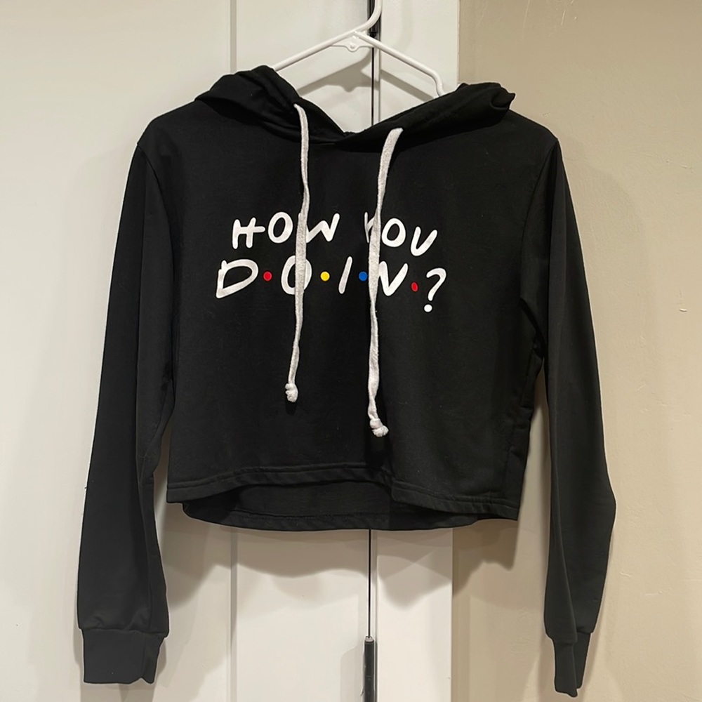 Friends TV show cropped hoodie